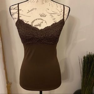 Banana Republic Brown Tank Top Size Small